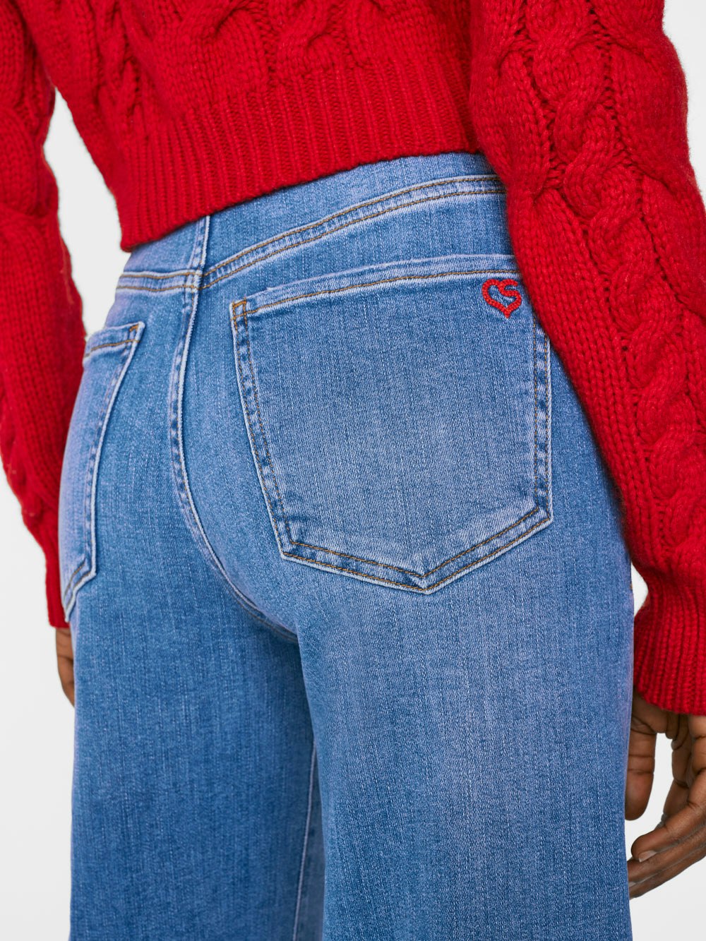 jeans back detail view